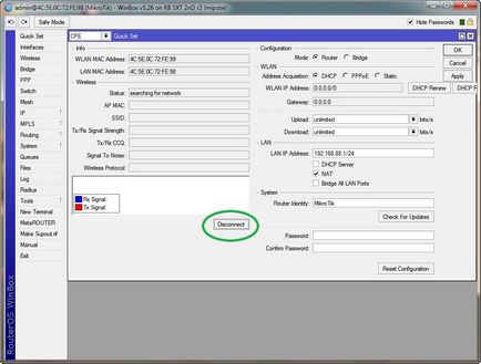 Configurarea simplă a stației de bază mikrotik (tuning) Configurarea simplă a stației de bază mikrotik
