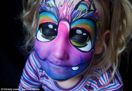 Pictură corporală înfricoșătoare pe fețele copiilor dvs. preferați - știri în fotografii