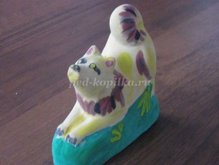 Festett gipsz számok kutyák (festett gipsz számok) Festett gipsz alakja egy kutya