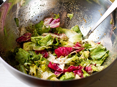 Salata de rață cu salată verde - ratatouille