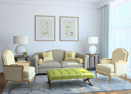 Сірий колір в інтер'єрі, красиві поєднання з іншими кольорами в дизайні вітальні, кухні, спальні і