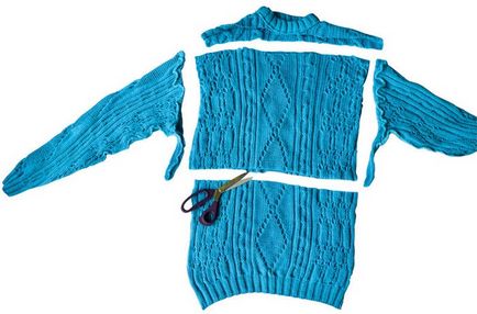 Шапка, рукавиці та снуд з светри своїми руками (diy)