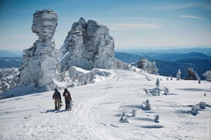 Sheregesh - stațiune montană de schi siberia