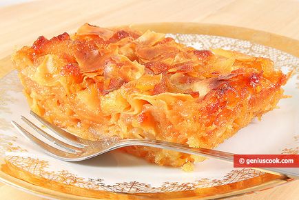 Dulce lasagna cu mere, produse de patiserie, gătit ingenioasă - rețete pentru mâncăruri delicioase și sănătoase