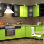 Поєднання зеленого кольору на кухні, lookcolor