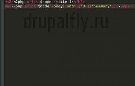 Створення свого шаблону для drupal 7 на прикладі