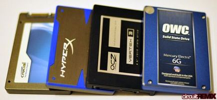 Összehasonlítás négy SSD (Other World Computing) Összehasonlítása négy ssd