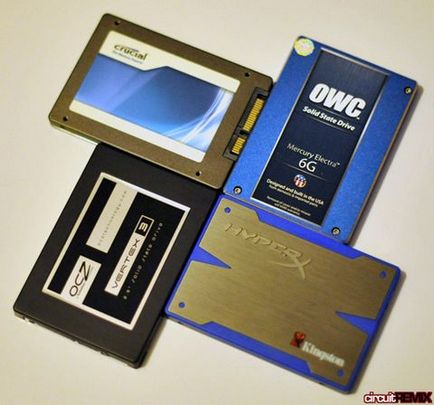 Összehasonlítás négy SSD (Other World Computing) Összehasonlítása négy ssd