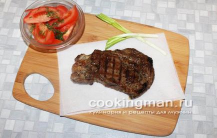 Ribeye steak - főzés a férfiak