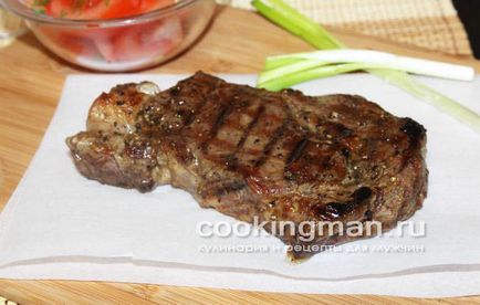 Ribeye steak - főzés a férfiak