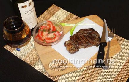 Ribeye steak - főzés a férfiak