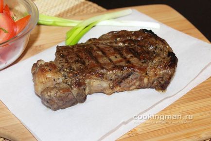 Ribeye steak - főzés a férfiak