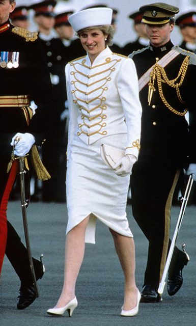 Printesa Diana mod de stil de la dădacă la icoane la modă, feminin