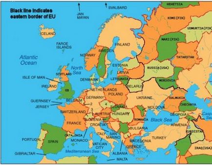 O hartă ciudată a Europei sau a Google caută un război al informațiilor