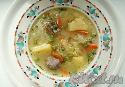 Суп селянський - рецепт з фото