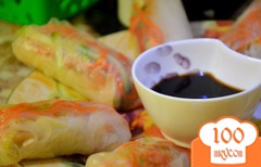 Sushi csirkével és sajttal - lépésről lépésre recept fotók