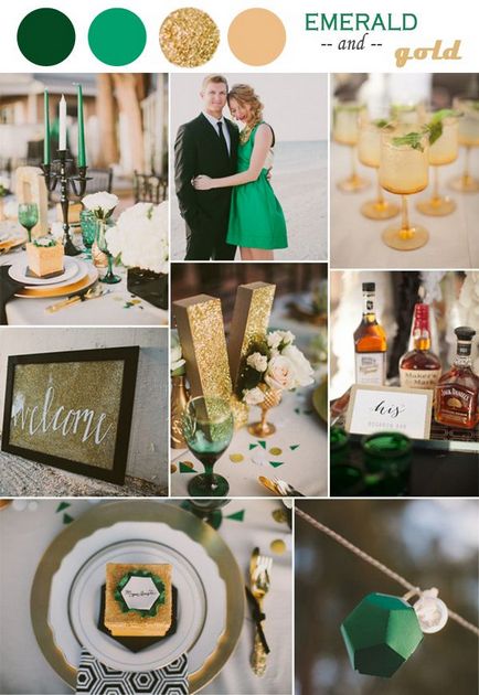 Nunta in aurul de design cum sa faci si combinatii de culori