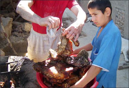 Tandoor-kabob - nomádok étkezés, katonák, utazók és marhatolvaj