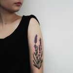 Татуювання лаванда - значення, фото і ескізи