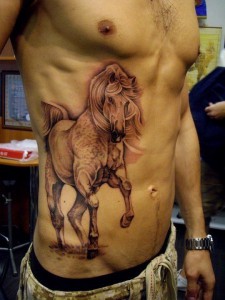 Татуювання коней (значення, ескізи, фото), tattoofotos