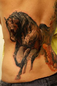 Татуювання коней (значення, ескізи, фото), tattoofotos