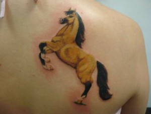 Татуювання коней (значення, ескізи, фото), tattoofotos
