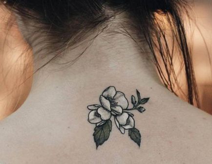 Tattoo jázmin (vonal) érték a lányok, vázlatok, fotók tetoválás (vázlatok) Tattoo jázmin (vonal) érték a lányok, vázlatok, fotók tetoválás