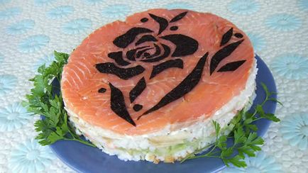 Sushi Cake, egy recept a lusta, receptek, egészséges és ízletes ételek otthoni