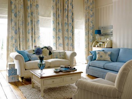 Dekorációs textíliák otthon, luxus és kényelem