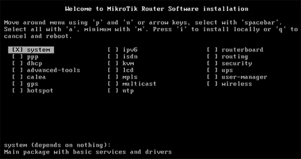 Instalarea routeros-urilor pe un computer x86, un magazin online pentru tehnotrade de echipamente wi-fi