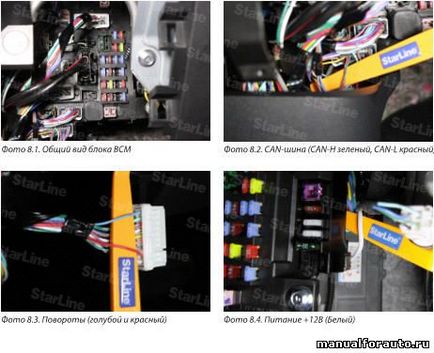 Instalarea de alarme pe punctele de conexiune Mitsubishi asx