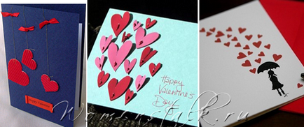 Valentine kártyák saját kezűleg