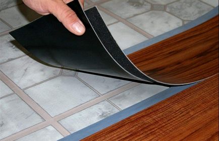 Вінілова плитка для підлоги - фото, відео, особливості монтажу