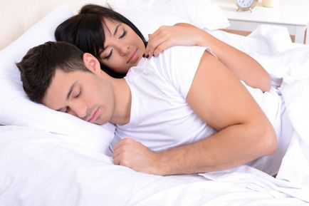 Într-un soț care dorm - au o relație de fototest
