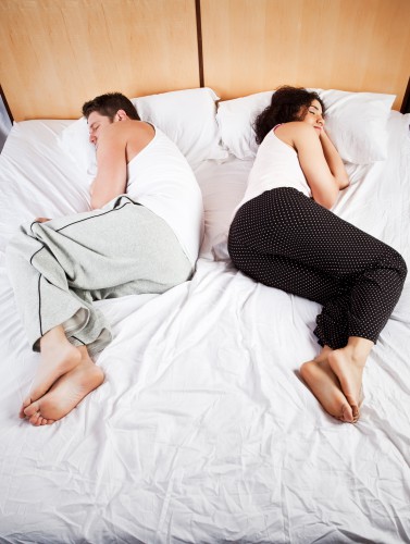 Într-un soț care dorm - au o relație de fototest