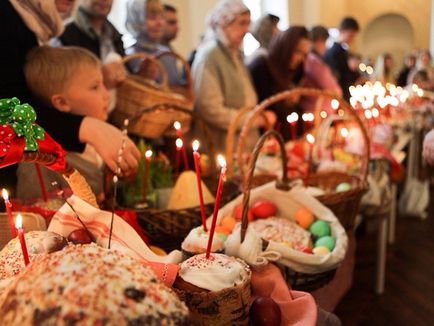 Húsvét vigíliáján szolgáltatást, mint egy stand szabályai szerint