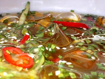 Hideg uborka leves oynaenguk Férfi főzés helyszínen - a legjobb receptek képekkel (az első) Hideg uborka leves oynaenguk Férfi főzés helyszínen - a legjobb receptek fotókkal