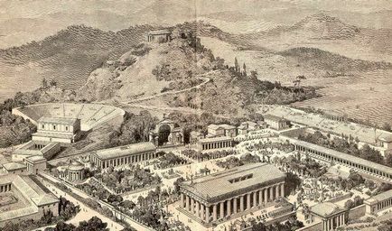 Templul lui Zeus din Olympia și statuia lui - așa cum era totul