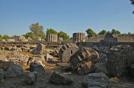 Templul lui Zeus din istoria olimpia, arhitectura și starea actuală