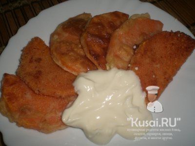 Fried pumpkin - o reteta pentru prăjirea dovleacului în făină sau pesmet