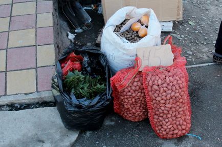 Piața abhaziană în adlerul de la granița cu Abhazia - ok Sochi