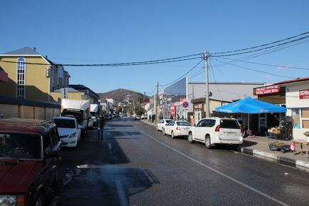 Piața abhaziană în adlerul de la granița cu Abhazia - ok Sochi