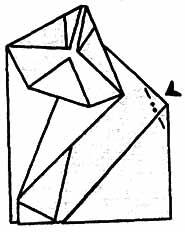 Angora pisică, origami
