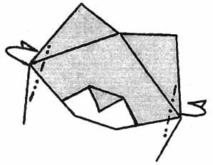 Angóra macska, origami
