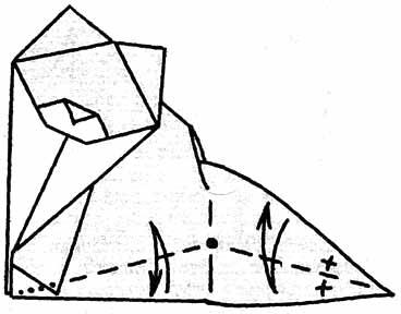Pisica Angora, origami