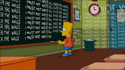 Bart Simpson - personajul seriei animate simpsons