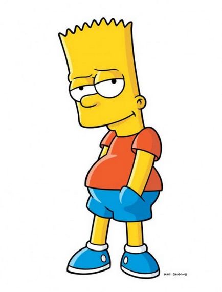 Bart Simpson - personajul seriei animate simpsons