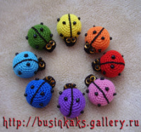 Ladybugs Crocheted - Jucarii tricotate - Modele de tricotat - Authentic Design Nathal