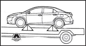 Буксирування автомобіля toyota corolla, тойота королла, видавництво моноліт