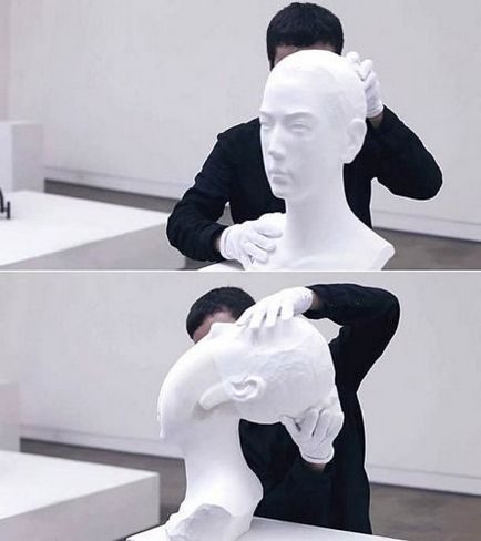 Паперові скульптури, які розтягуються і гнуться